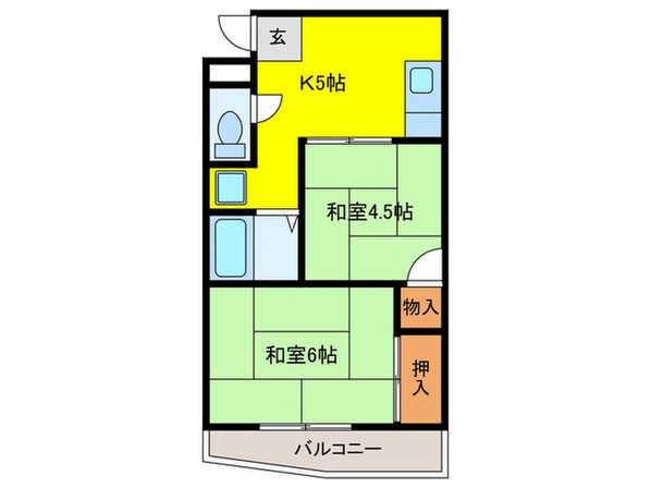 ウィズビルの物件間取画像